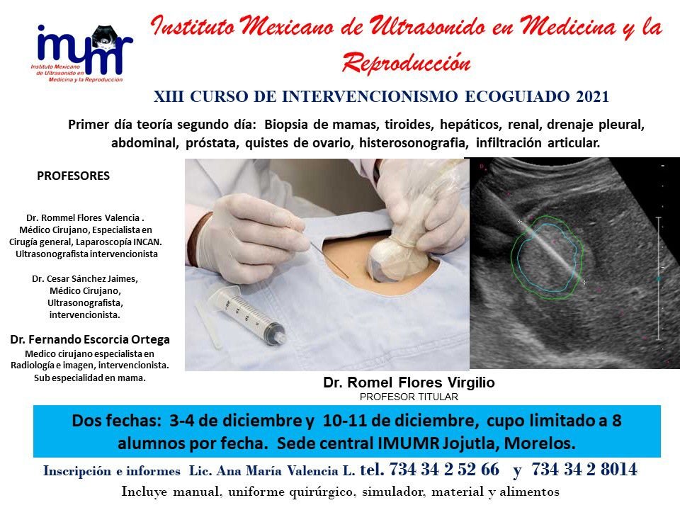 Curso Intervencionesmo ecoguiado 2021